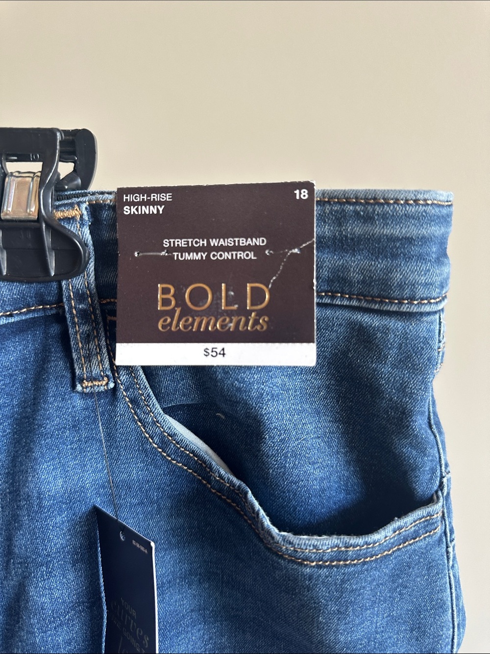 NWT Bold Elements Skinny Jeans size 18 women’s - Picture 4 of 7